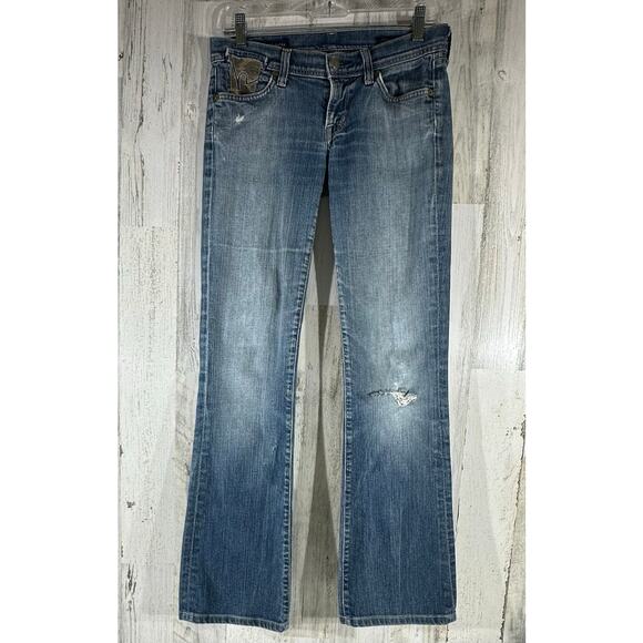 Citizens of Humanity Jeans Size 30x30.5 Low Waist Bootcut Pablo’s #089 Stretch - Picture 1 of 11